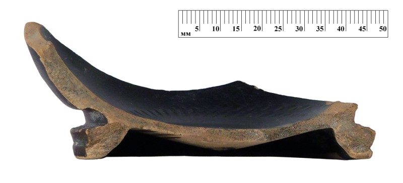 Фрагмент дна чорнолакового кіліка