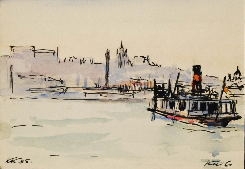 Морський пейзаж. 1955