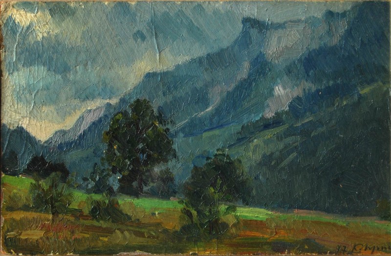 Гірський краєвид. Баварія. 1947