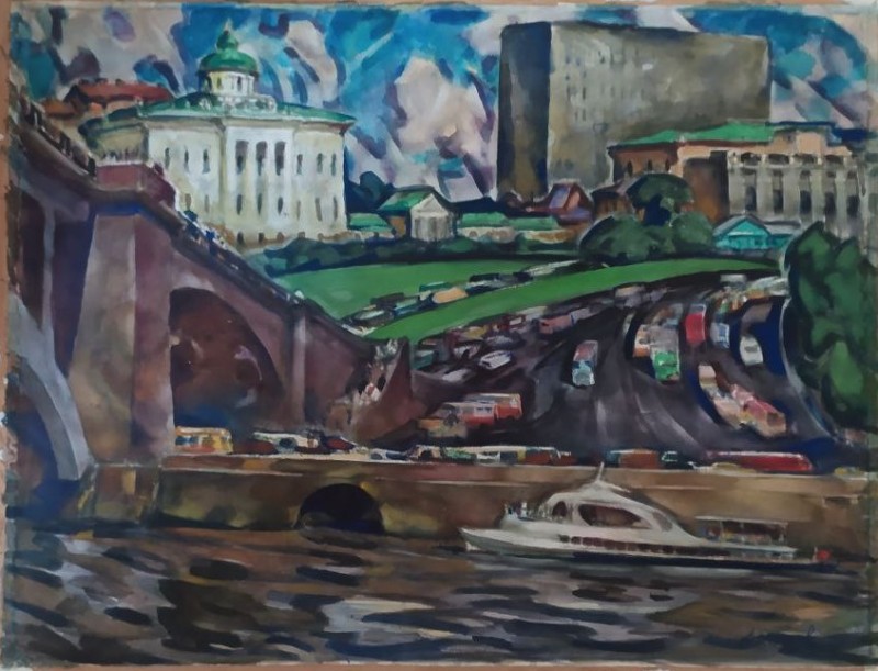 "Москва. Біля Боровицької площі"