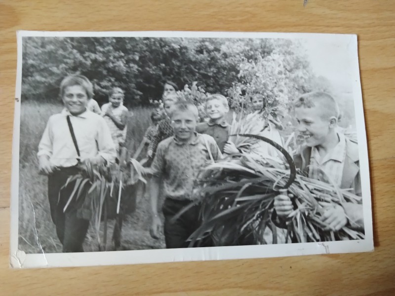 Фотографія Діти готуються до свята Трійця, 1971.
