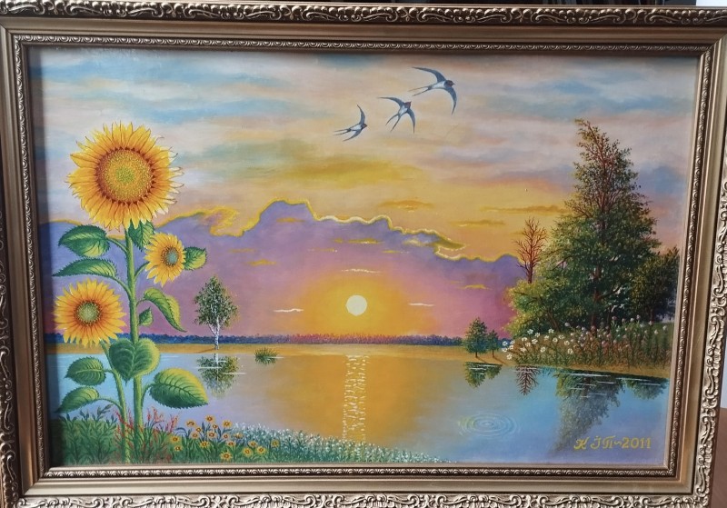 Картина "Багряна мить"