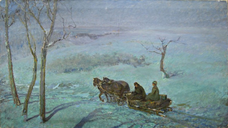 Повернення демобілізованого. 1948