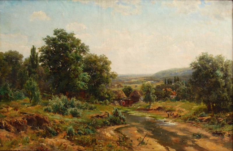 Пейзаж з водяним млином. 1880-і