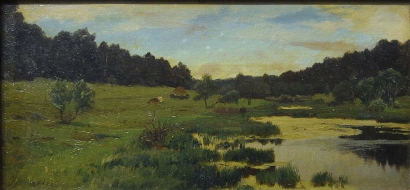 Річка, що заросла. 1886