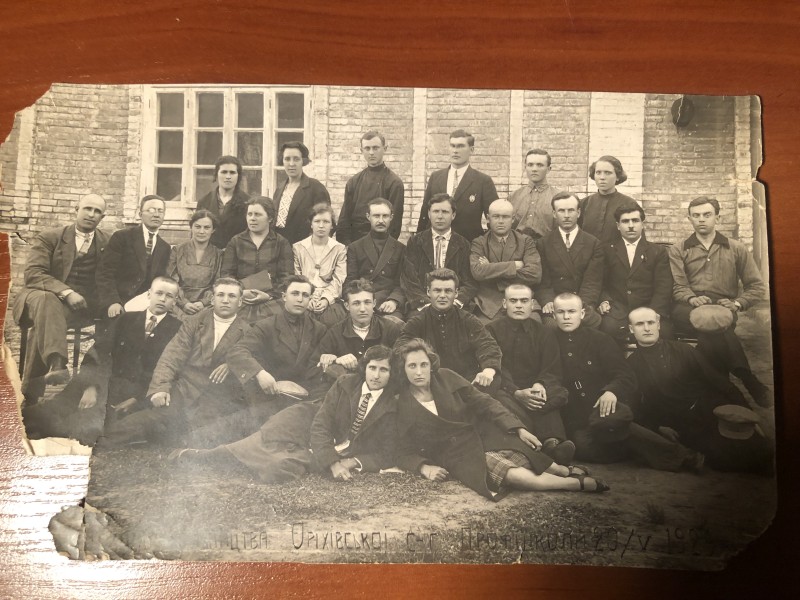 Фотографія (обірвані краї) Оріхівська профшкола, техніки-агрономи, 20.05.1929 р.