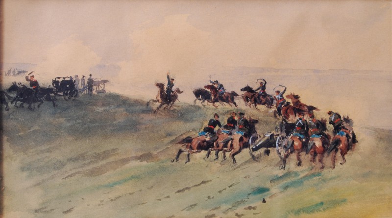 Виїзд артилерії на позиції