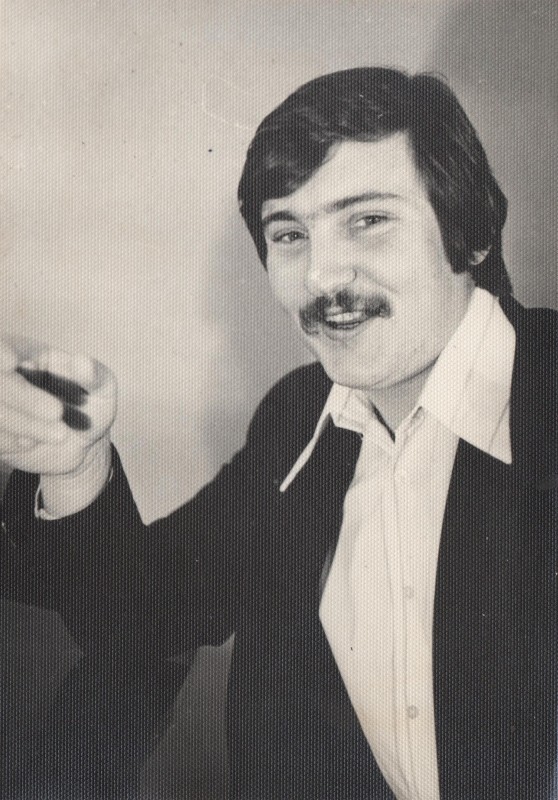 Фотографія. В. Івасюк посміхається. 1976-1977 роки.