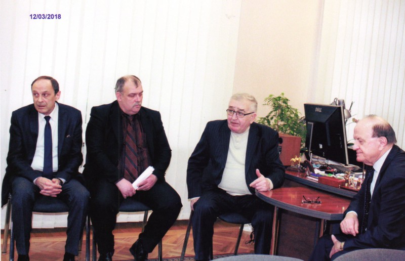 Фотографія. Засідання Пироговської комісії з ребальзамування тіла М.І.Пирогова. 12.03.2018 р.