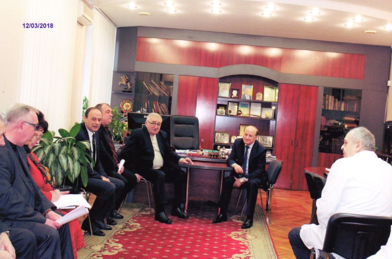 Фотографія. Засідання Пироговської комісії з ребальзамування тіла М.І.Пирогова. 12.03.2018 р.