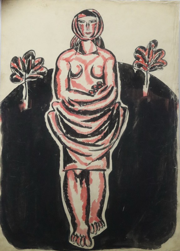 Е. Усов "На винограднику"