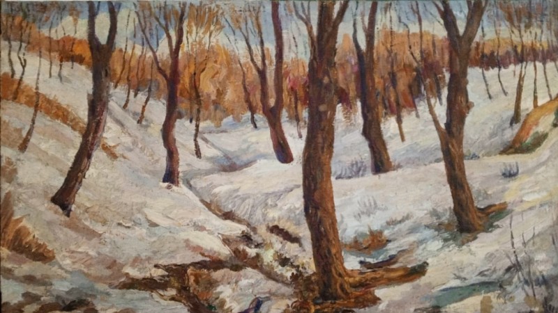 Картина "Зимовий пейзаж"