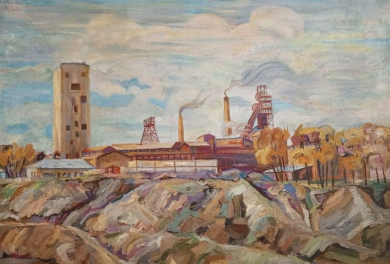 Картина "Індустріальний Донбас"