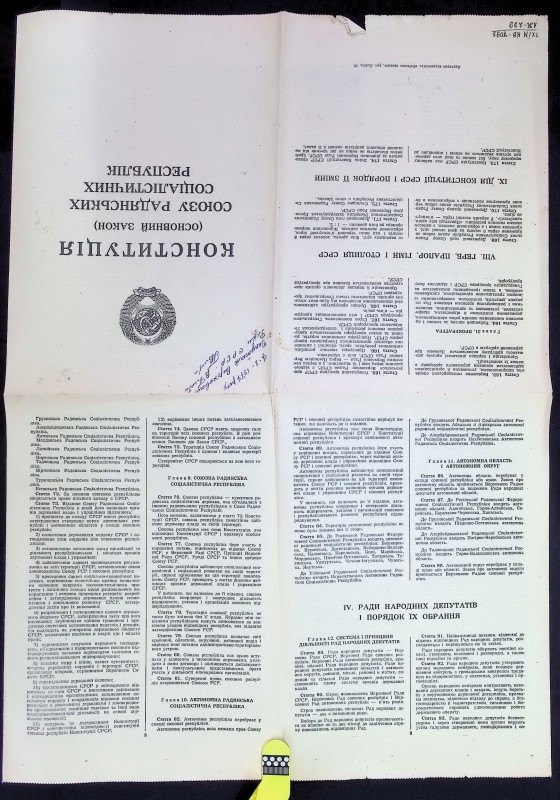 "Конституція СРСР", 1977.