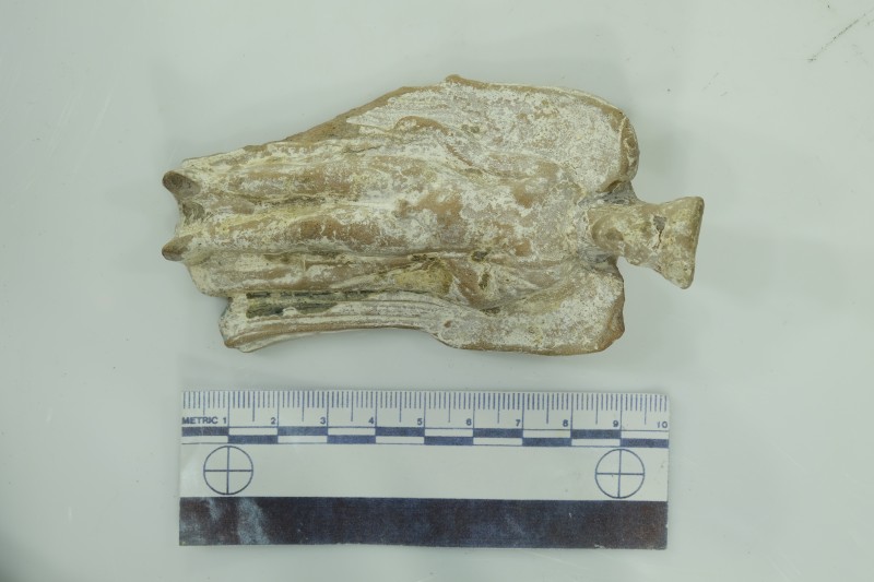 Теракотова одностороння статуетка - геній смерті