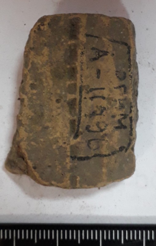 Фрагмент стінки ліпної сіроглиняної посудини