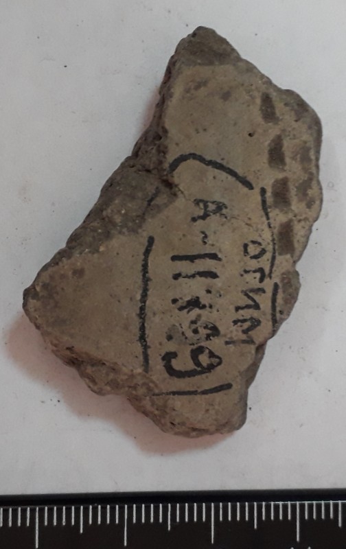 Фрагмент стінки сіроглиняної посудини