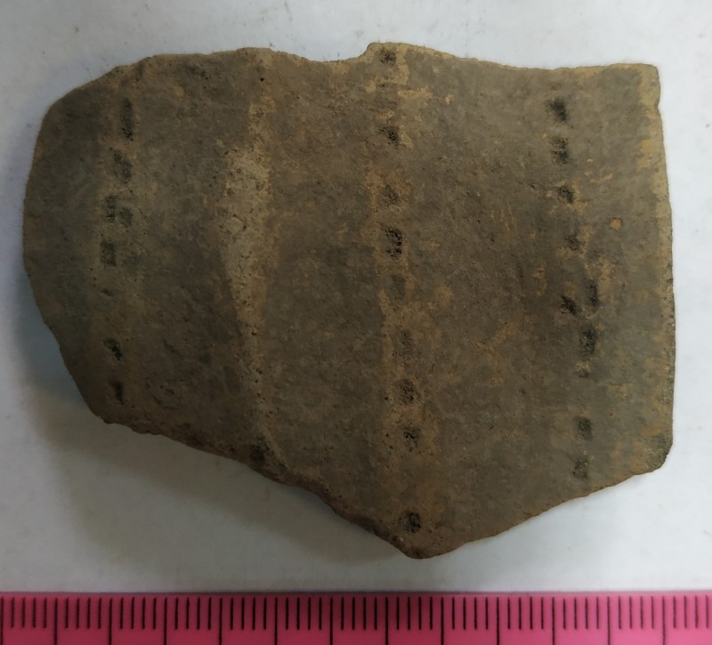 Фрагмент вінця ліпної жовтоглиняної посудини