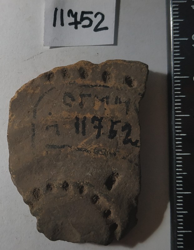 Фрагмент вінця ліпної сіроглиняної посудини