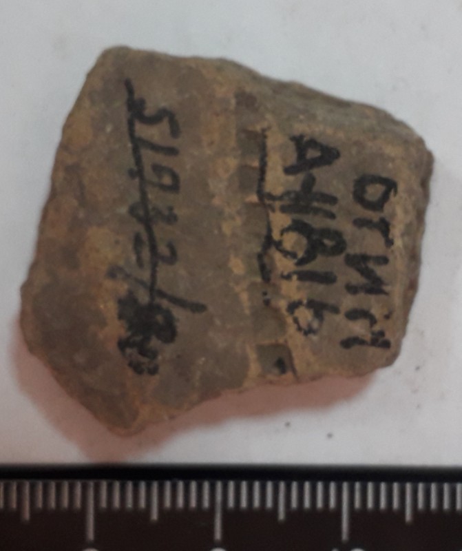 Фрагмент стінки ліпної жовтоглиняної посудини