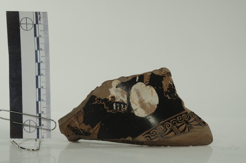 Фрагмент червонофігурної пеліки