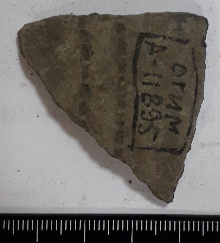 Фрагмент стінки прямокутної посудини