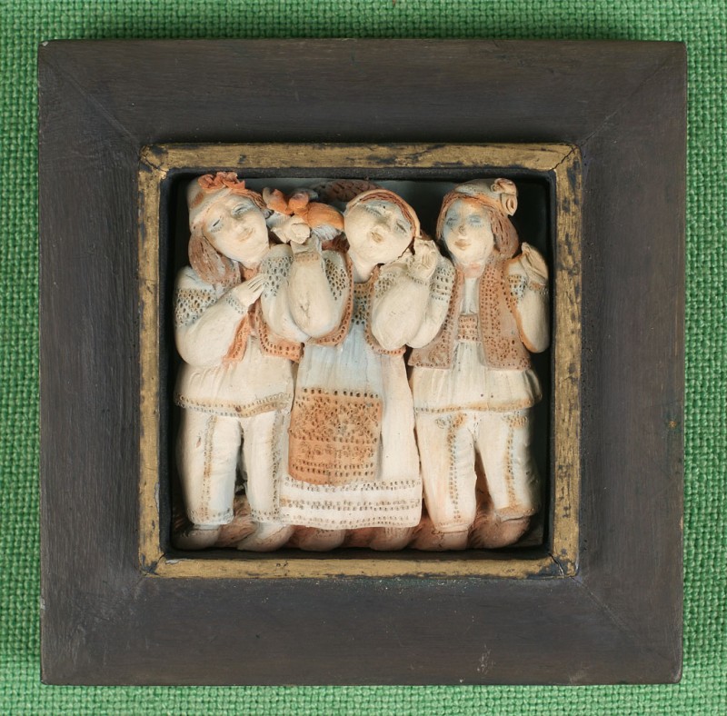 Композиція  декоративна  скульптурна «Коломийка» (права частина)