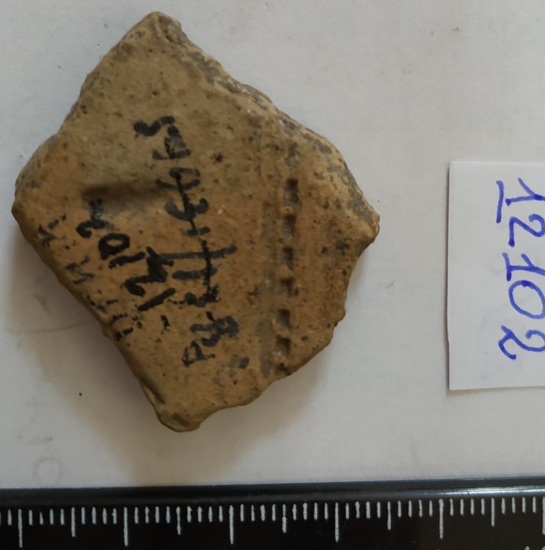 Фрагмент стінки ліпної сіроглиняної посудини