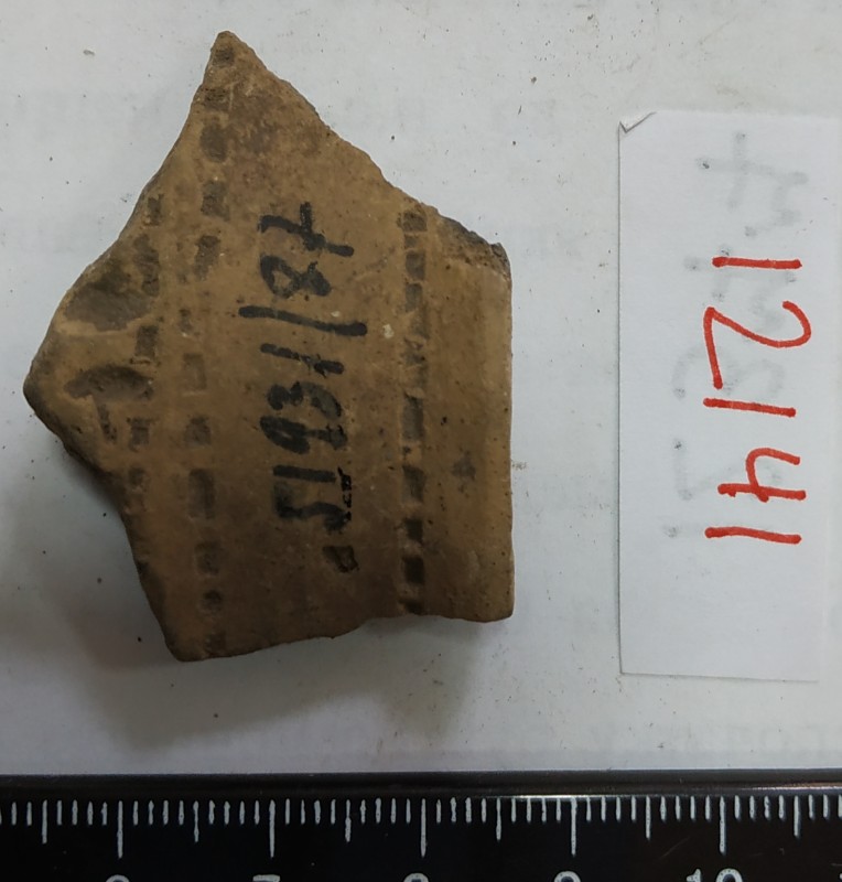 Фрагмент вінця ліпної сіроглиняної посудини