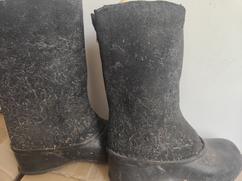 .  Валянки з калошами