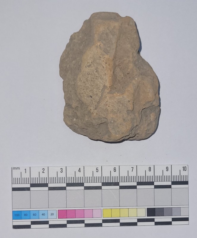 Фрагмент обмазки