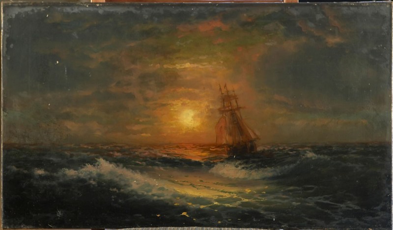 Захід сонця на морі