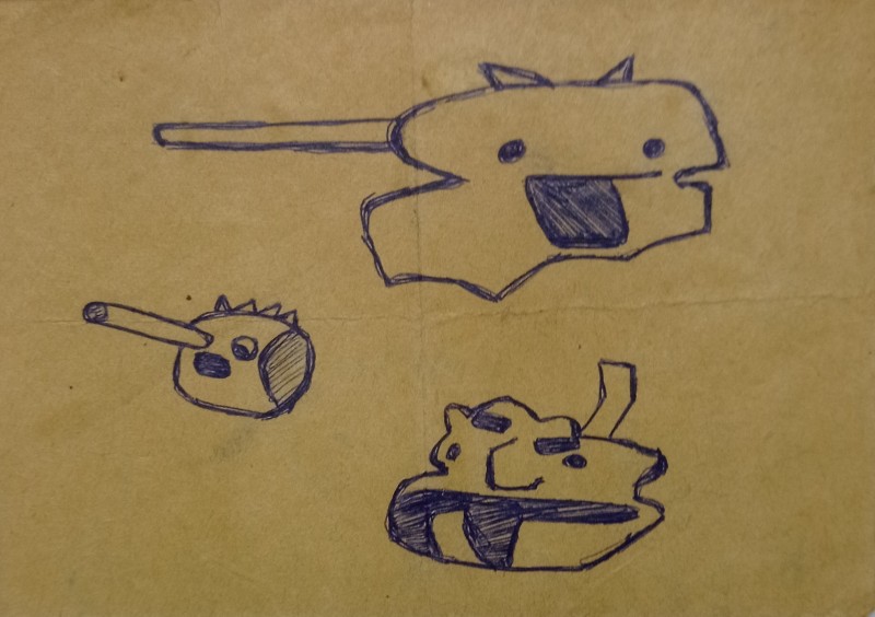 Із серії «Степ Мікі Маусів». "КВ – 1, Т – 26, Т – 27, Крим, 1942»