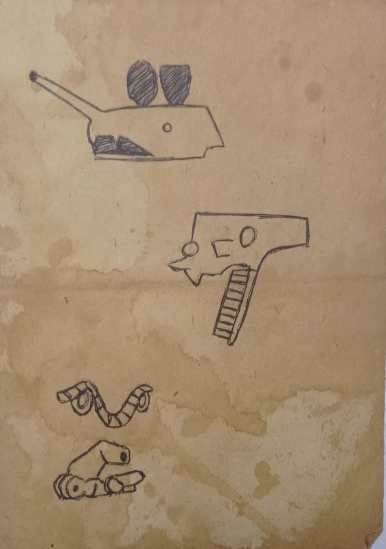 Із серії «Степ Мікі Маусів». "Т – 26, Західна Україна, 1941".