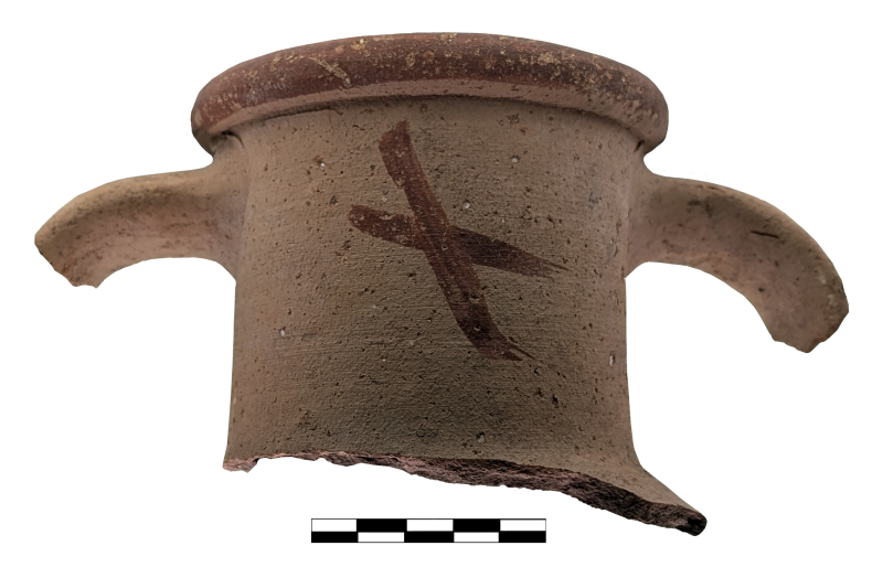 Позначка на горлі тарної амфори