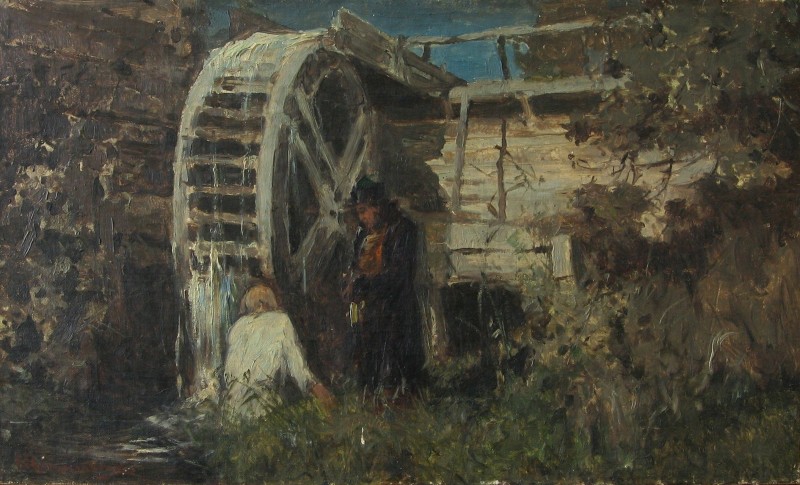 Сцена біля водяного млина. 1890-і
