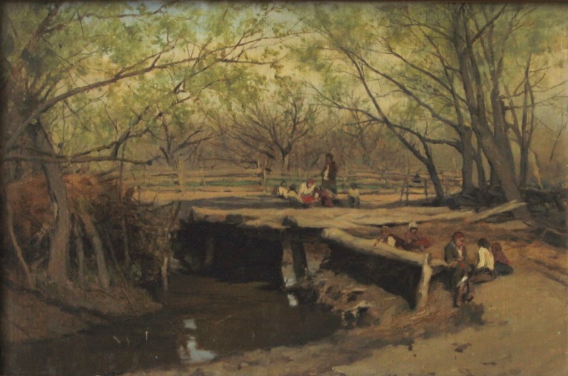 Весна. Місток. 1890-і