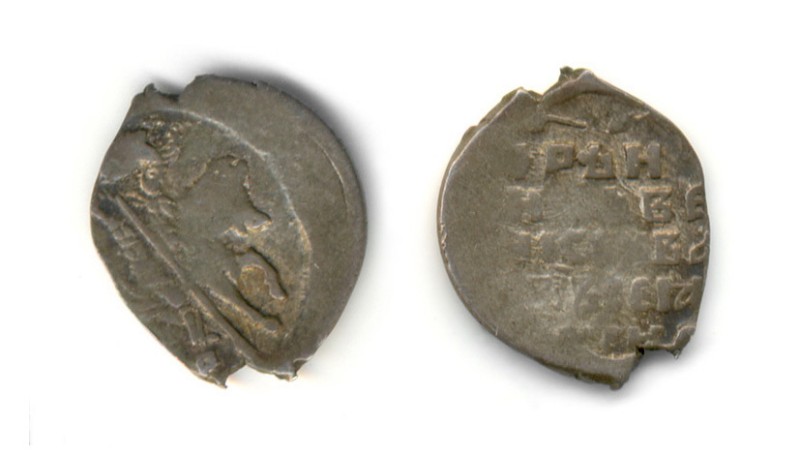 Монета - "копєйка", 1547 р. московське царство, царь Іван ІV /1533-1584/. Карбування - Псков.