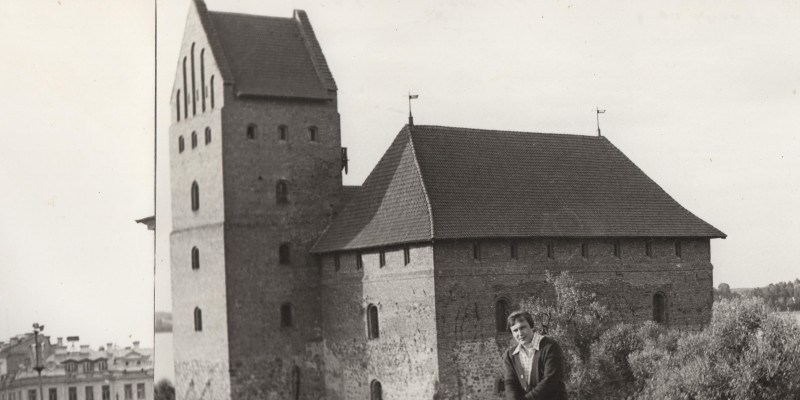 Фотографія. В. Івасюк. Вільнюс. Тракайський замок. Липень 1978 року.