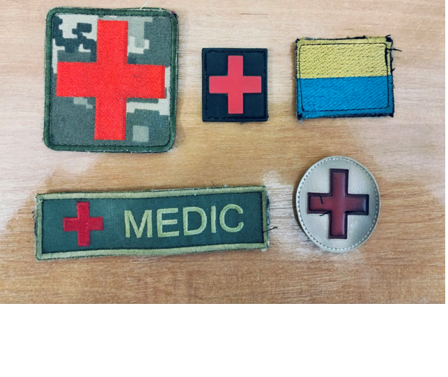 Колекція шевронів медика
