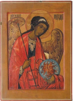 Ікона "Архангел Михаїл, з деісусного чину"