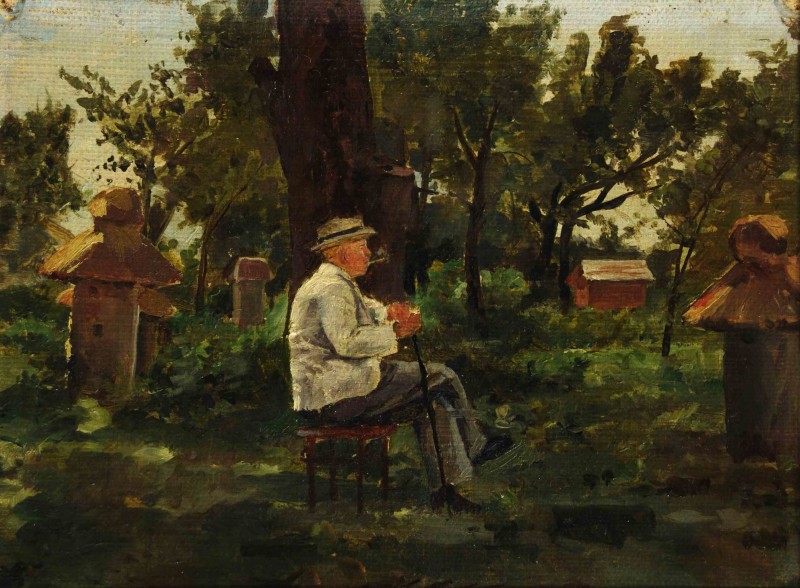 На пасіці. 2 пол. XIXст.