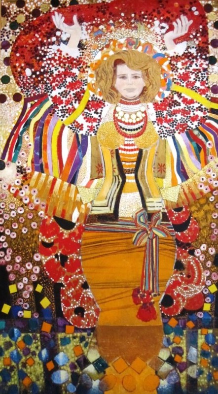 Портрет Алли Горської "А ми ж тую червону калину та й підіймемо"