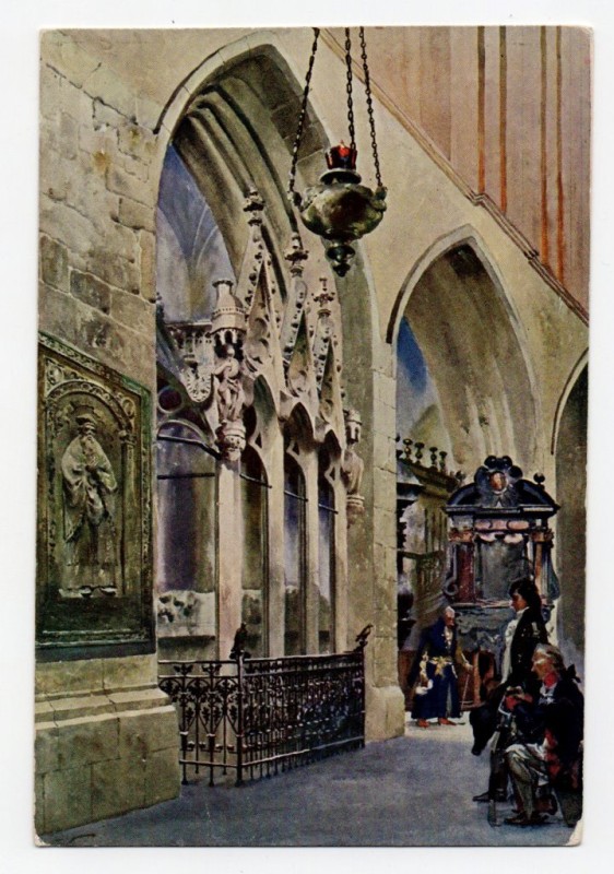 Поштівка двобічна кольорова, номерна (Wawel. Ser. 83. Nro 17).