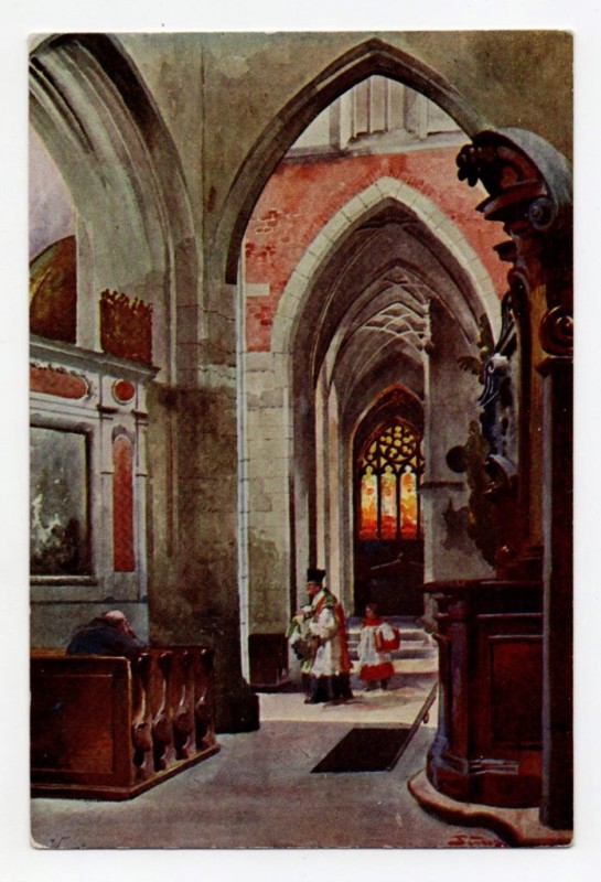 Поштівка двобічна кольорова, номерна (Wawel Ser. 83. Nro 16.)