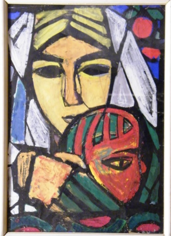 "Шевченко. Мати" Ескіз вітража