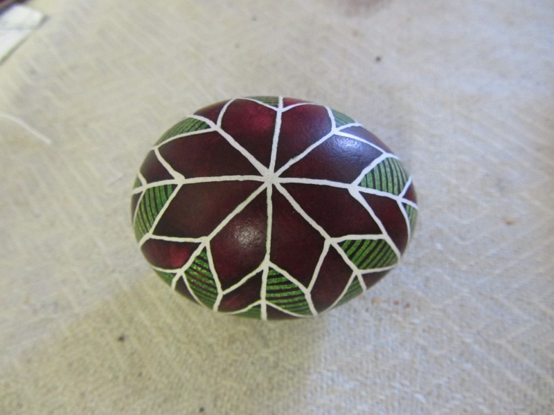 Писанка «Ружа бокова»