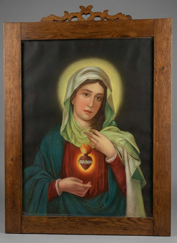 Ікона «Матір Божа відкрите серце».