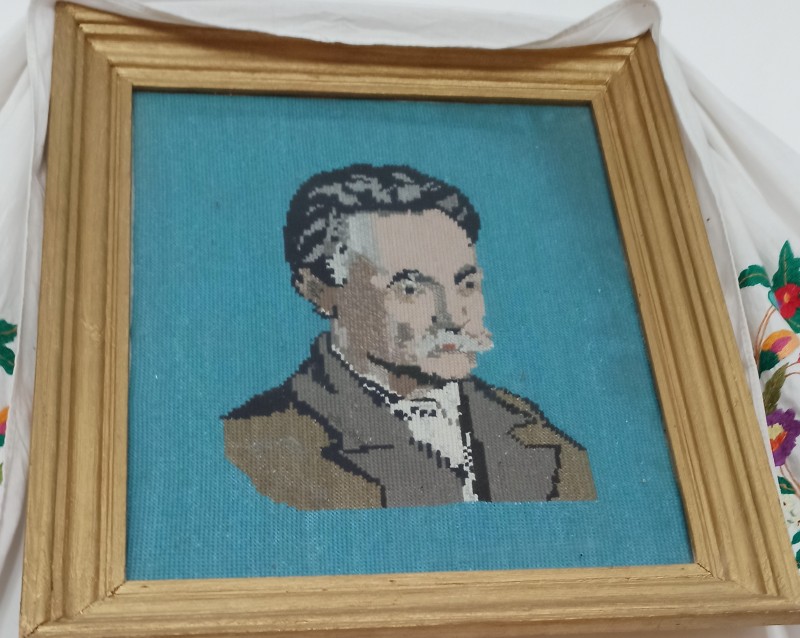 Портрет І.Франка (вишитий).