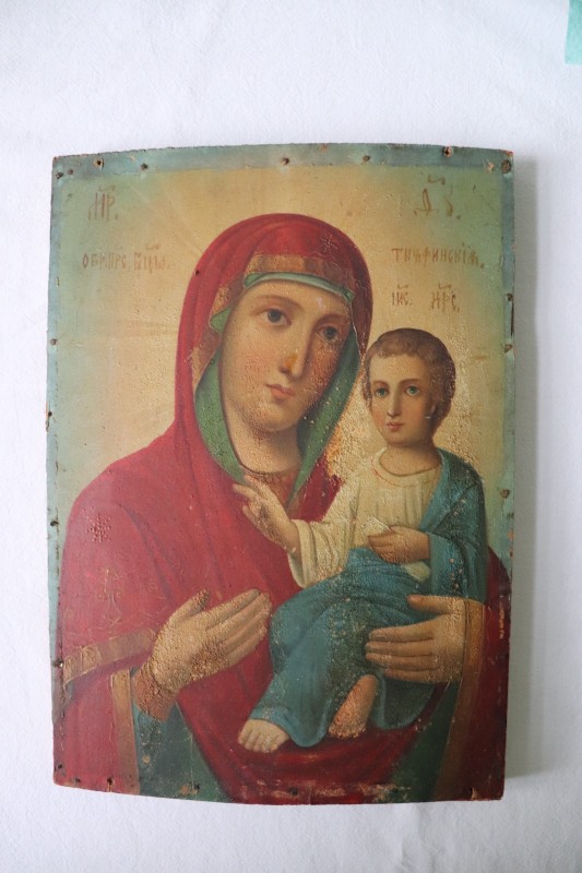 Ікона. Божа Матір Тихвінська